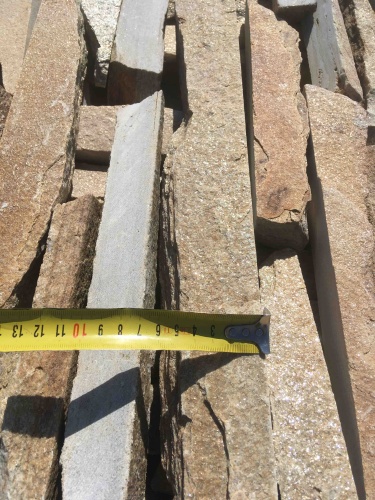 Горбушка златолит золотистый для облицовки купить в Липецке