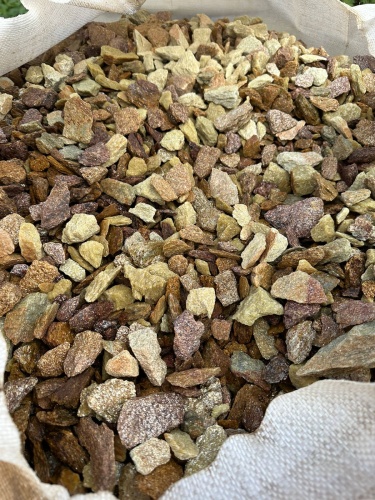 Златолит персиковый декоративная каменная крошка купить в Липецке