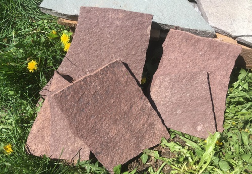 Плитняк лемезит бордовый для цоколя 1,5-2 см купить в Липецке