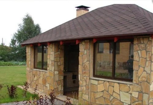 Плитняк златолит жёлтый для фасада 1,5-3 см купить в Липецке