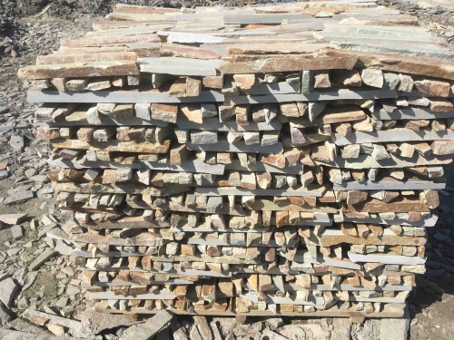 Горбушка златолит золотистый для облицовки купить в Липецке