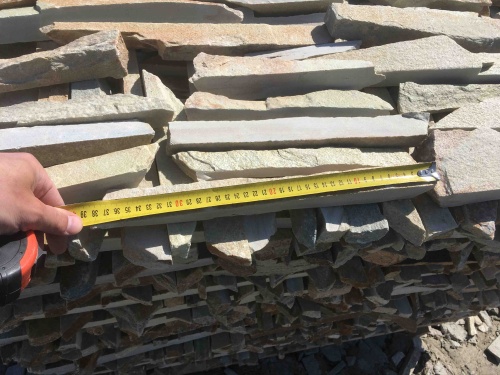 Горбушка златолит золотистый для облицовки купить в Липецке