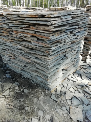 Плитняк златолит Уральский для цоколя, отмостки купить в Липецке