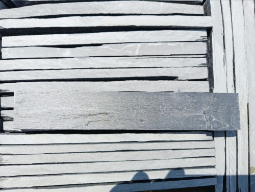 Плитка чёрная из натурального камня фасадная 30 см * 5 см, толщина 7 мм -30 мм купить в Липецке